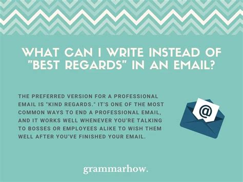 12 Better Ways To Say “Best Regards” (Professional Email) .